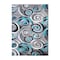 Flash Furniture Turquoise 5' x 7' Modern Swirl Area Rug ACD-RG414-57-TQ-GG - alternate 6